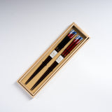 Japanese Chopstick with Wooden Box - Hokusai / ペアギフト箸