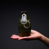 Onta Ware Hakeme Sake Jug - Wasabi / 小鹿田焼 酒徳利