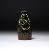 Onta Ware Hakeme Sake Jug - Wasabi / 小鹿田焼 酒徳利