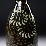 Onta Ware Hakeme Sake Jug - Wasabi / 小鹿田焼 酒徳利