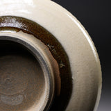 Onta Ware Tobikanna Ivory Bowl - 12 cm - A / 小鹿田焼 深皿