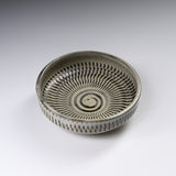 Onta Ware Tobikanna Ivory Bowl - 12 cm - C / 小鹿田焼 深皿