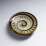 Onta Ware Tobikanna and Hakeme Small Plate - 12.5 cm - 4 Options / 小鹿田焼 小皿