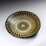 Onta Ware Hakeme Large Plate - 27 cm - C / 小鹿田焼 大皿