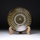 Onta Ware Hakeme Large Plate - 27 cm - B / 小鹿田焼 大皿