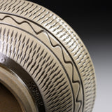 Onta Ware Tobikanna Ivory Bowl - 15 cm / 小鹿田焼