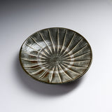 Onta Ware Hakeme Plate with Circular Pattern - 19 cm - 4 Options / 小鹿田焼 銘々皿