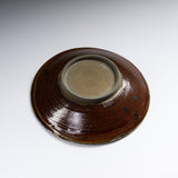 Onta Ware Hakeme Plate with Circular Pattern - 19 cm - 4 Options / 小鹿田焼 銘々皿