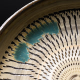 Onta Ware Tobikanna Shallow Bowl - 22 cm / 小鹿田焼 深皿