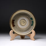 Onta Ware Tobikanna Shallow Bowl - 22 cm / 小鹿田焼 深皿