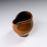 Onta Ware Pottery Sake Jug - Caramel / 小鹿田焼 徳利