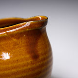 Onta Ware Pottery Sake Jug - Caramel / 小鹿田焼 徳利