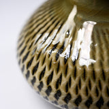 Onta Ware Tobikanna Amber Vase / 小鹿田焼 一輪挿し