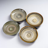 Onta Ware Tobikanna Small plate - 10 cm - 4 Options / 小鹿田焼 小皿