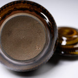 Onta Ware Tobikanna Brown Container / 小鹿田焼 甕