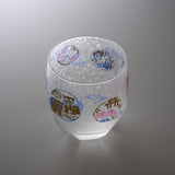 Okinawa Ryukyu Marumon Water Glass / 琉球ロックグラス