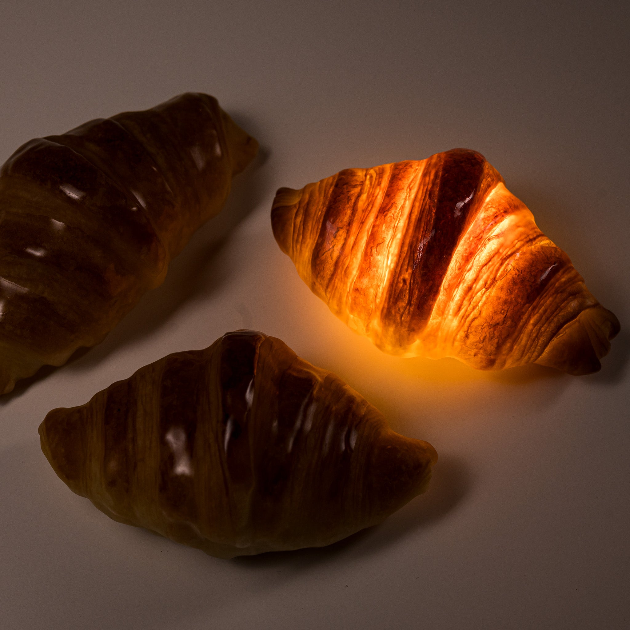 PAMPSHADE Real Bread Lamp - Croissant / パンプシェード by Yukiko Morita