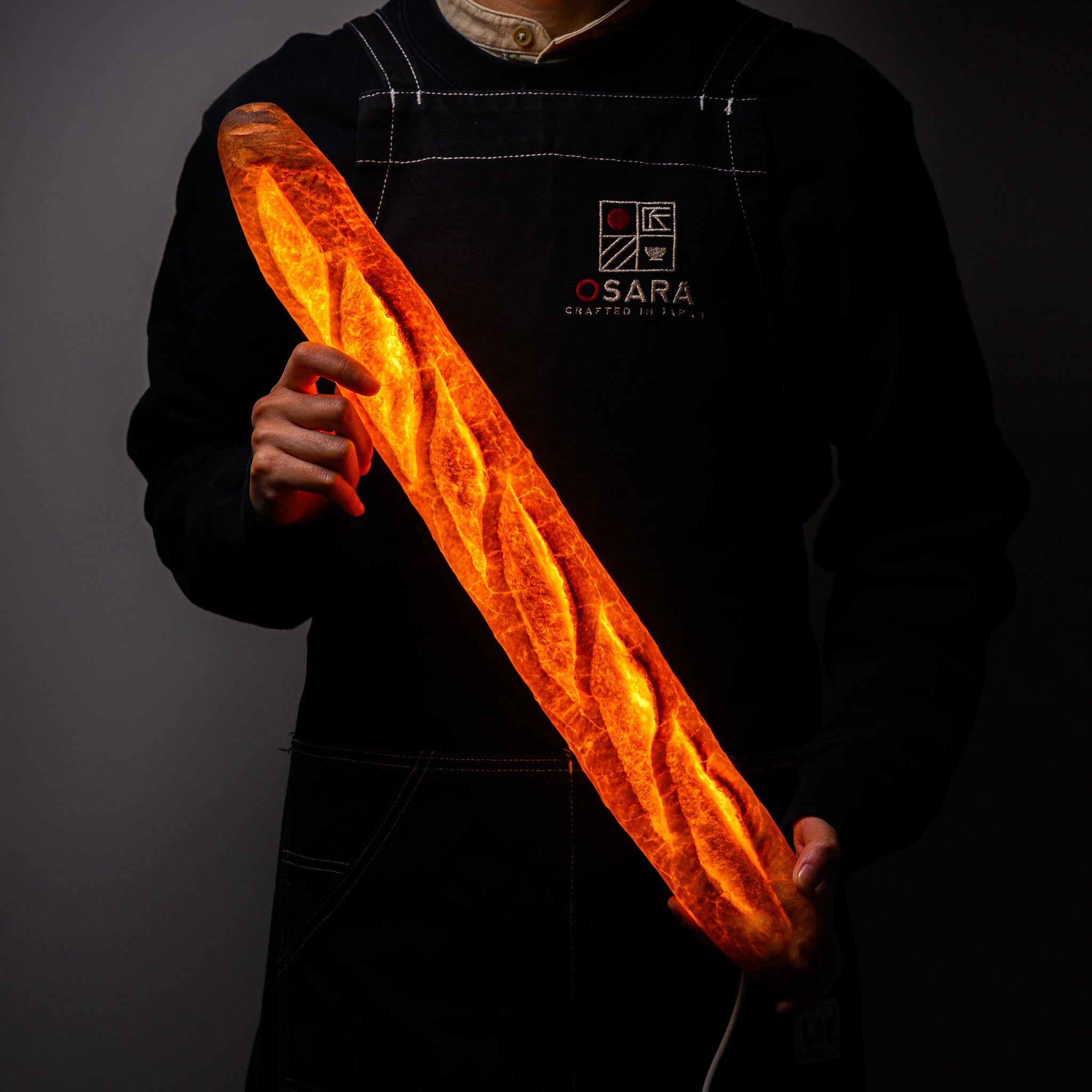 PAMPSHADE Real Bread Lamps - Baguette / パンプシェード by Yukiko Morita