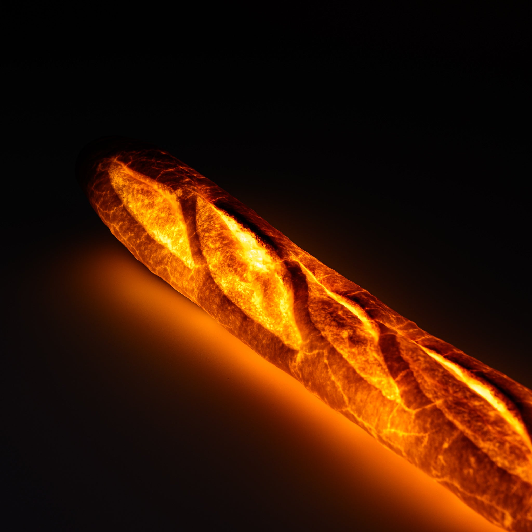 PAMPSHADE Real Bread Lamps - Baguette / パンプシェード by Yukiko Morita