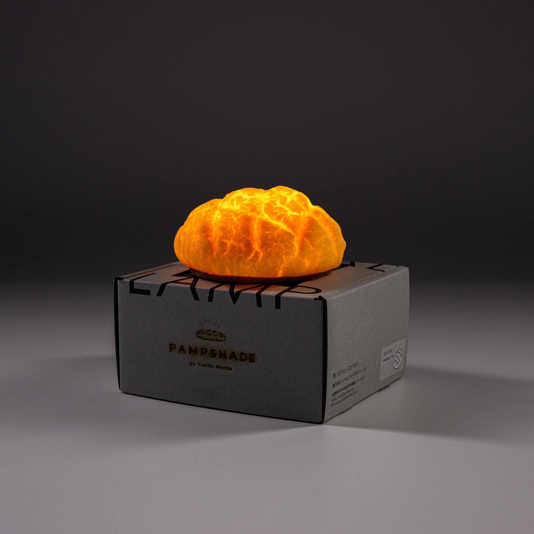 PAMPSHADE Real Bread Lamps - Melonpan / パンプシェード by Yukiko Morita
