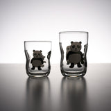 Bathhouse Panda Pair Glass Set / パンダ銭湯 ペアグラス