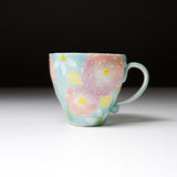 Fuka Kiln Hand-painted Floral Mug Cup - Pastel