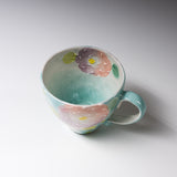 Fuka Kiln Hand-painted Floral Mug Cup - Pastel