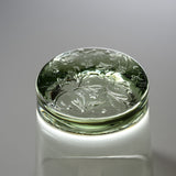 Sugahara Handmade Glassworks - Ruka Rock Glass - Green / 菅原工芸硝子 Sghr
