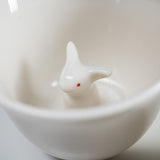 Rabbit Pair Sake Cup Set / 兎のペア盃