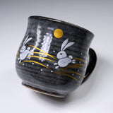 Kutani ware Rabbit Mug Cup / 九谷焼 野ウサギ マグカップ