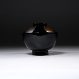 Echizen Resin Soup Bowl with Lid - Black / お吸い物椀