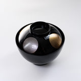 Echizen Resin Soup Bowl with Lid - Black / お吸い物椀