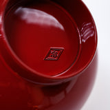 Echizen Resin Soup Bowl with Lid - Red / お吸い物椀