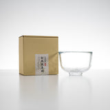 Heat-resistant Edo-Glass Matcha Bowl - Cylinder Bowl /耐熱 抹茶碗