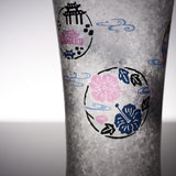 Okinawa Ryukyu Marumon Beer Glass / 琉球ビアグラス
