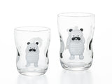 Bathhouse Panda Pair Glass Set / パンダ銭湯 ペアグラス