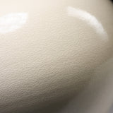 CHINJUKAN Kiln White Satsuma Ware Round Vase 21 cm - Plum and Peony / 薩摩焼 沈壽官窯