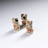 CHINJUKAN Kiln Mini Beckoning Cat – Red Sea Bream - 3 Options / 薩摩焼 沈壽官窯