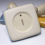 CHINJUKAN Kiln Mini Beckoning Cat on Pillow - 3 Options / 薩摩焼 沈壽官窯