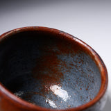 Shozan Kiln Matcha Bowl with Wooden Box - Nezumi Shino with Bird /  荘山窯 鼠志野鳥分 抹茶碗