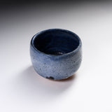 Shozan Kiln Matcha Bowl with Wooden Box - Blue Shino /  荘山窯 青志野 抹茶碗