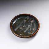 Shozan Kiln Plate - Nezumi Shino - 19 cm / 荘山窯 鼠志野 桃山分 ７寸皿