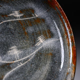 Shozan Kiln Plate - Nezumi Shino - 19 cm / 荘山窯 鼠志野 桃山分 ７寸皿