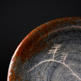 Shozan Kiln Plate - Nezumi Shino - 14 cm / 荘山窯 鼠志野桃山分 取り皿