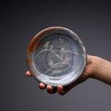 Shozan Kiln Plate - Nezumi Shino - 14 cm / 荘山窯 鼠志野桃山分 取り皿