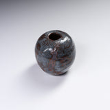 Shozan Kiln Palm-sized Vase - Nezumi Shino / 荘山窯 鼠志野 丸小壷