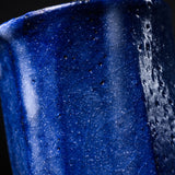 Shozan Kiln Vase with Wooden Box - Blue Shino / 荘山窯 青志野 花器