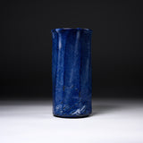 Shozan Kiln Vase with Wooden Box - Blue Shino / 荘山窯 青志野 花器