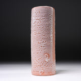 Shozan Kiln Vase with Wooden Box - Pink Shino / 荘山窯 紅志野 花器