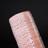 Shozan Kiln Vase with Wooden Box - Pink Shino / 荘山窯 紅志野 花器